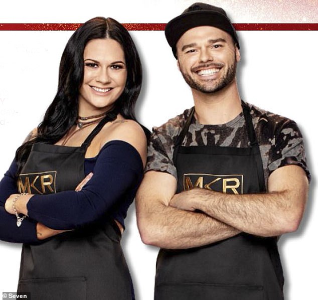 A picture of Amanda and Blake from My Kitchen Rules 2019. MKR